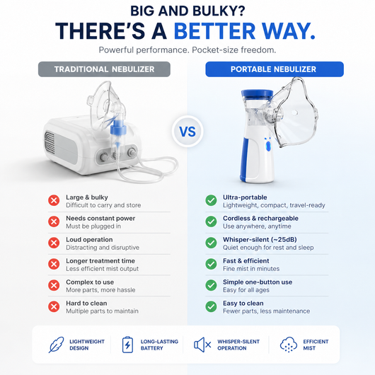 EasyBreathe Pro™ Portable Nebulizer